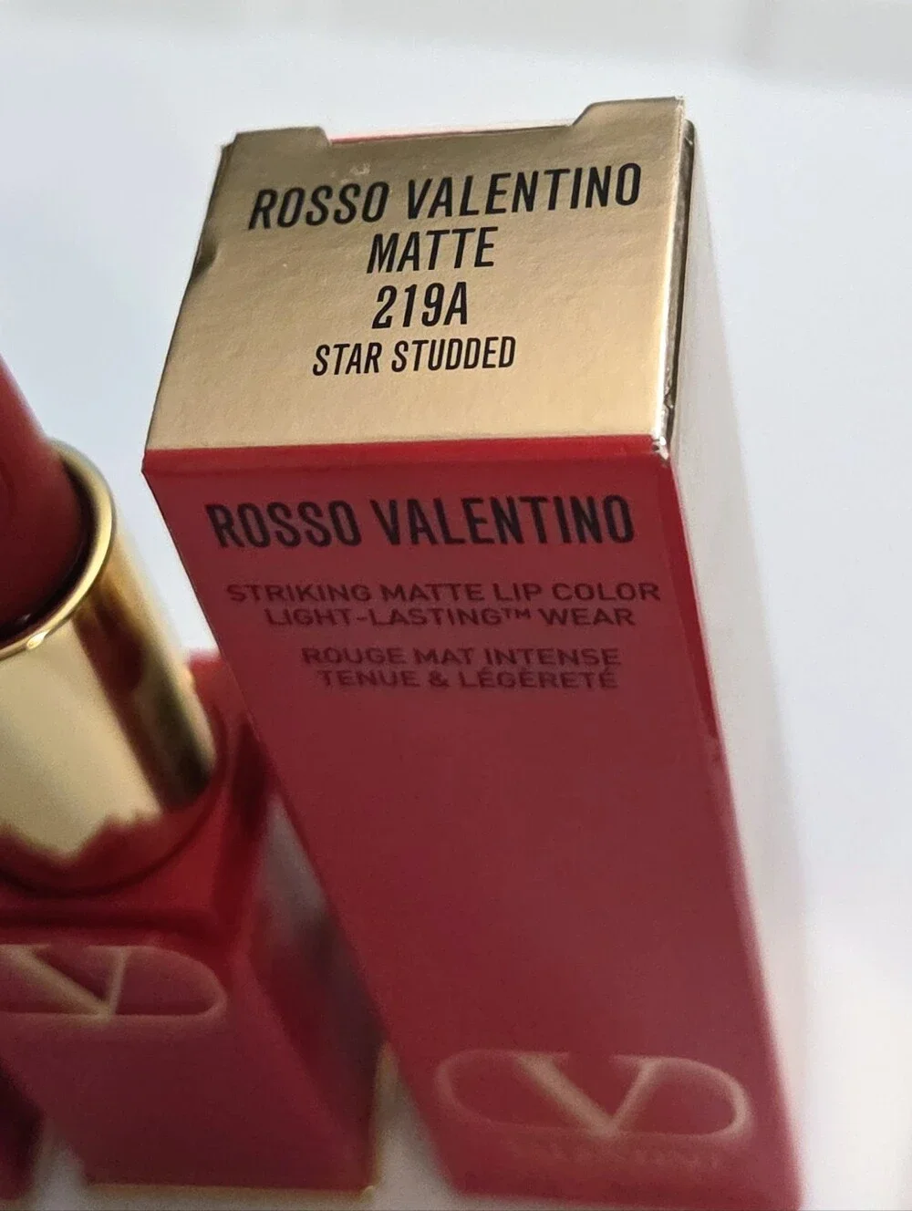 Valentino Rosso Matte Lipstick In Star Studded